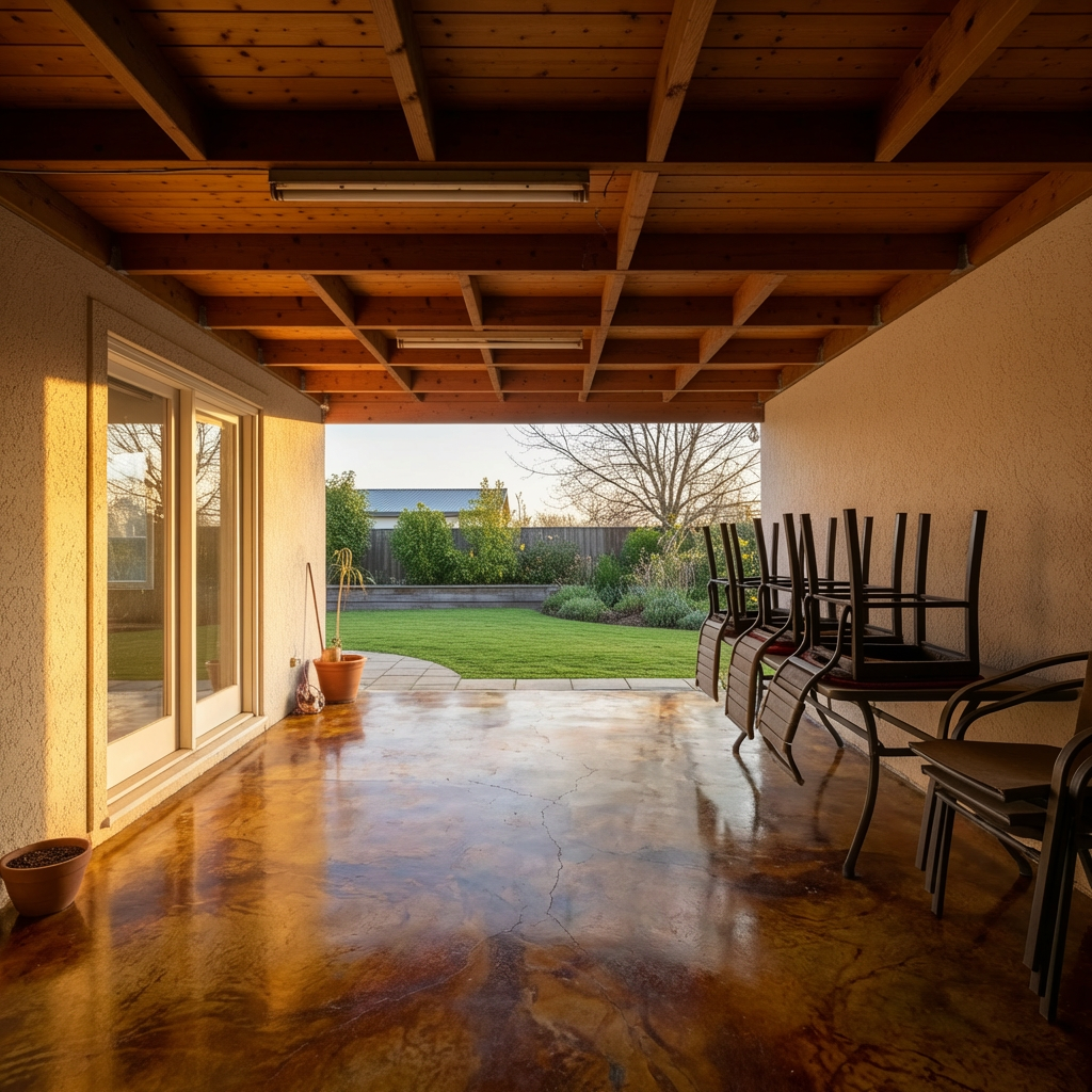 Patio Floor Coatings That Handle Sun, Rain, and Bare Feet